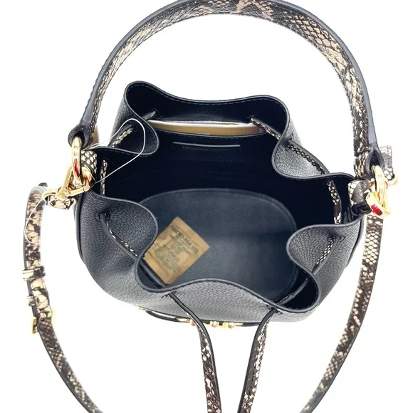 Michael Kors Reed Medium Belted Bucket Messenger Crossbody Bag